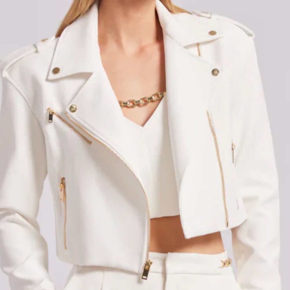 GENERATION LOVE COSITA CREPE MOTO WHITE